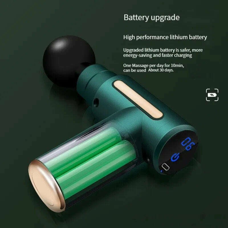 Fascia Gun Muscle Relaxation Massager Electric Vibration Massage Gun Professional Grade Neck Membrane Gun - KIMLUD