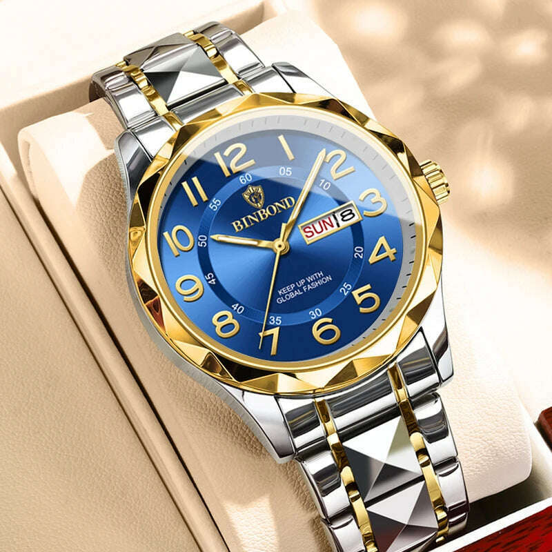 KIMLUD, Fashion Business Watch Men Warterproof Sports Mens Watch Top Brand Luxury Clock Male Quartz Wristwatch Relogio Masculino 2024, KIMLUD Womens Clothes