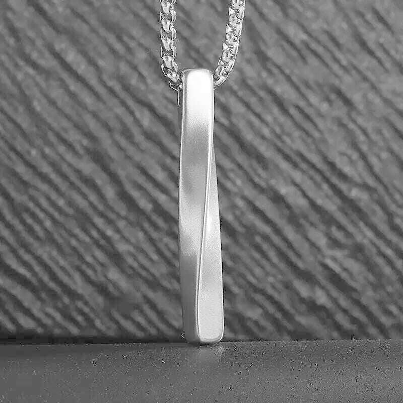 KIMLUD, Fashion Classic Vintage Egypt Ancient Ankh Cross Pendant Necklace for Men Trend Punk Women Glamour Jewelry, AL21453-Silver, KIMLUD APPAREL - Womens Clothes