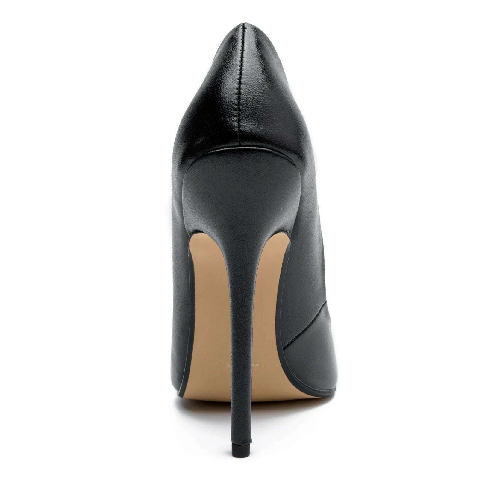 KIMLUD, Fashion High Heels Sexy Shoes Women Pumps Large Size 43 44 45 White Stiletto Heel Patent Leather Office Wedding Shoes Hey Si Mey, KIMLUD Womens Clothes