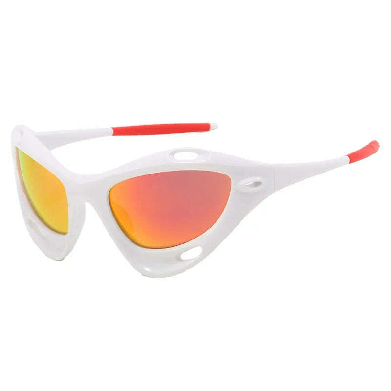 KIMLUD, Fashion Men Y2K Sunglasses New Women Personalized Windproof Sun Glasses Men's Sports Cycling Glasses UV400 Protection Eyewear, C4 / As shown in the figu, KIMLUD APPAREL - Womens Clothes