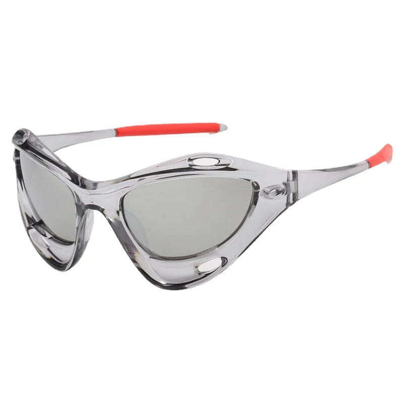 KIMLUD, Fashion Men Y2K Sunglasses New Women Personalized Windproof Sun Glasses Men's Sports Cycling Glasses UV400 Protection Eyewear, KIMLUD Womens Clothes