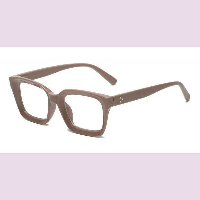 Fashion Reading Glasses Women 2023 New Square Anti Blue Light Presbyopia Eyegalsses Vintage Computer Optical Eyewear +1 .0~ +3.5 - KIMLUD