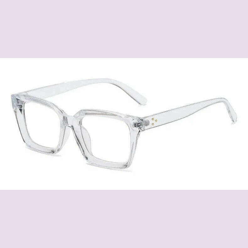 Fashion Reading Glasses Women 2023 New Square Anti Blue Light Presbyopia Eyegalsses Vintage Computer Optical Eyewear +1 .0~ +3.5 - KIMLUD