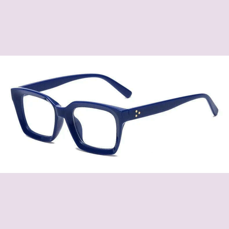 Fashion Reading Glasses Women 2023 New Square Anti Blue Light Presbyopia Eyegalsses Vintage Computer Optical Eyewear +1 .0~ +3.5 - KIMLUD
