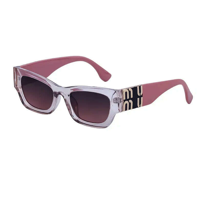 KIMLUD, Fashion Rectangle Sunglasses 2024 Women Men Trendy Cat Eye Sun Glasses Female Luxury Brand Designer Shades Eyewear gafas de sol, KIMLUD Womens Clothes