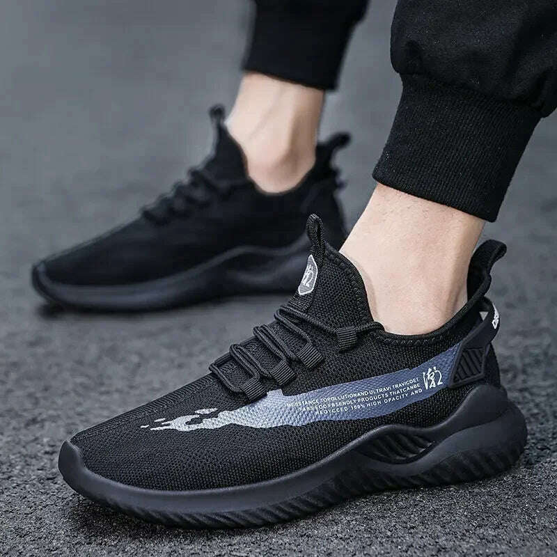 KIMLUD, Fashion Spring and Autumn Leisure Walking and Running Breathable Flat Bottom Sports Men's Shoes Popular Large Sizes 39-44, 2 / 44, KIMLUD APPAREL - Womens Clothes
