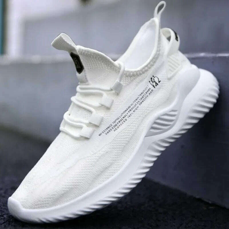 KIMLUD, Fashion Spring and Autumn Leisure Walking and Running Breathable Flat Bottom Sports Men's Shoes Popular Large Sizes 39-44, KIMLUD Womens Clothes