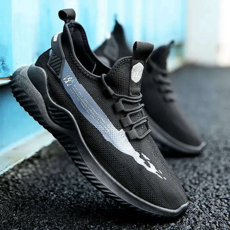 KIMLUD, Fashion Spring and Autumn Leisure Walking and Running Breathable Flat Bottom Sports Men's Shoes Popular Large Sizes 39-44, KIMLUD Womens Clothes