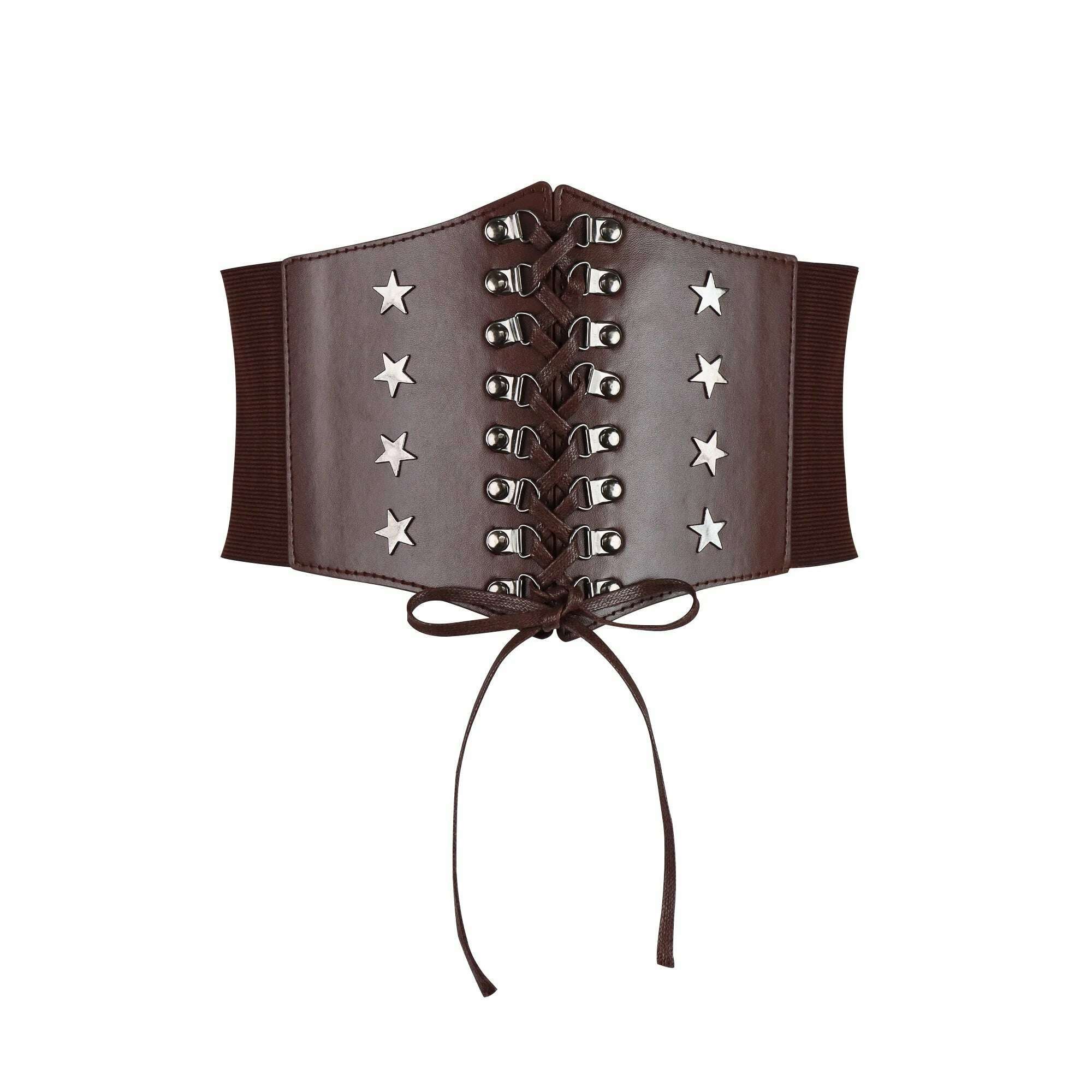 Fashion Wide Corset Belts For Women Waist Plus Size Belt Female Dress Waistband Big Stretch Cummerbunds Clothes Accessory - KIMLUD