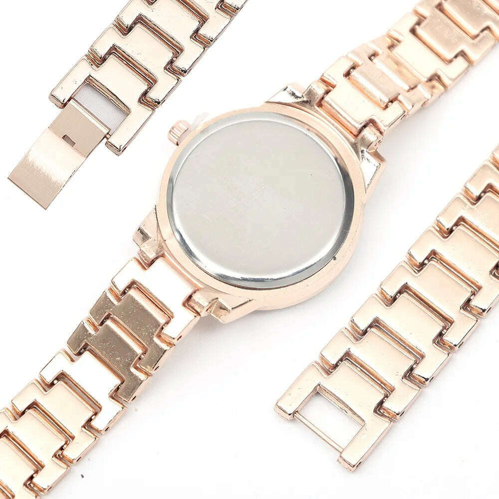 KIMLUD, Fashion Women Watch with Shiny Diamond Quartz Watch Ladies Luxury Brand Ladies Women Bracelet Crystal Watches Relogio Feminino, KIMLUD Womens Clothes