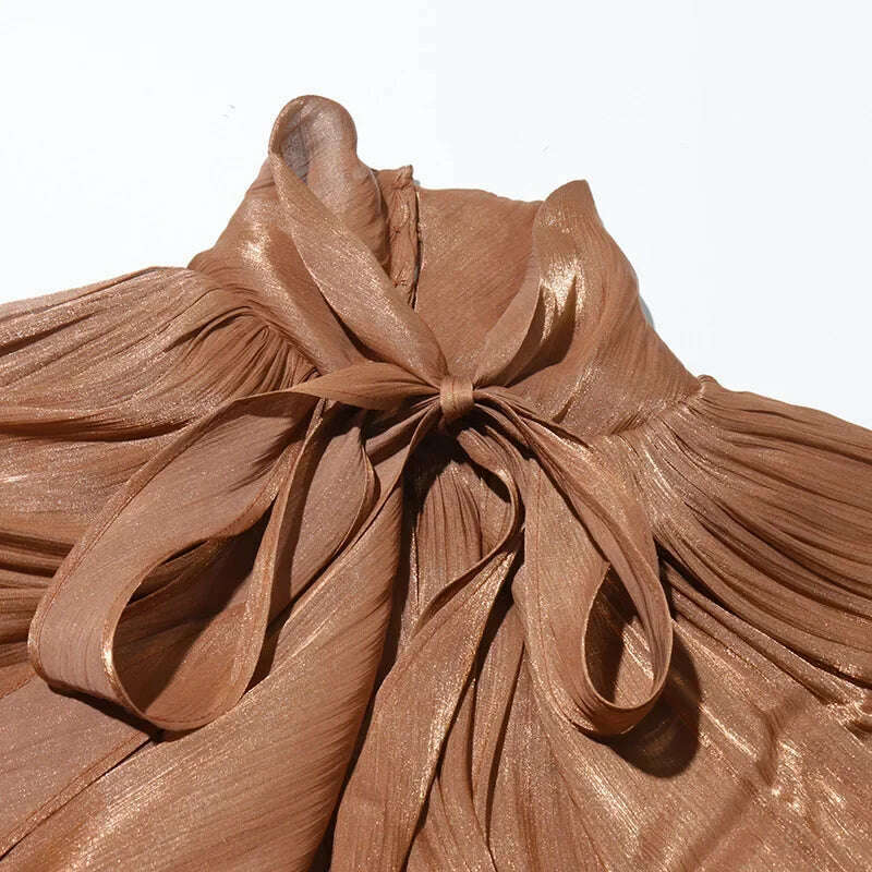 KIMLUD, Fashionable Slim Fit Batwing Sleeve Dress Summer New Design Cross-Border Long Skirt with Belt Stylish Dress for Women, KIMLUD Womens Clothes