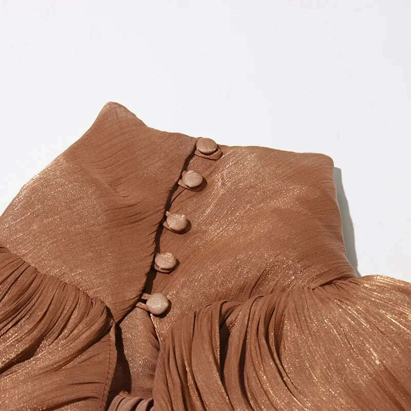 KIMLUD, Fashionable Slim Fit Batwing Sleeve Dress Summer New Design Cross-Border Long Skirt with Belt Stylish Dress for Women, KIMLUD Womens Clothes