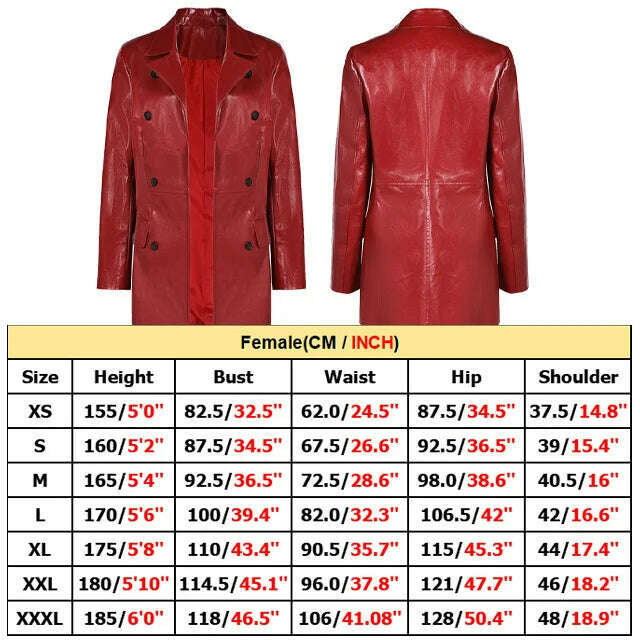 Female Web Cosplay Madame Jacket Costume Movie Role Play For Adult Women Outfit Fantasy Leather Coat Halloween Carnival Suit - KIMLUD