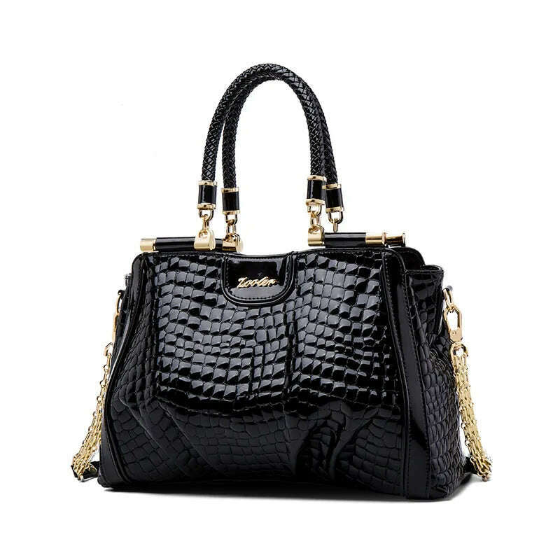 KIMLUD, Few in stock,hurry to buy!ZOOLER Original Full 100% Real Leather Handbags Soft Skin Genuine Leather Bag Costly Women Bags #QS220, black, KIMLUD APPAREL - Womens Clothes
