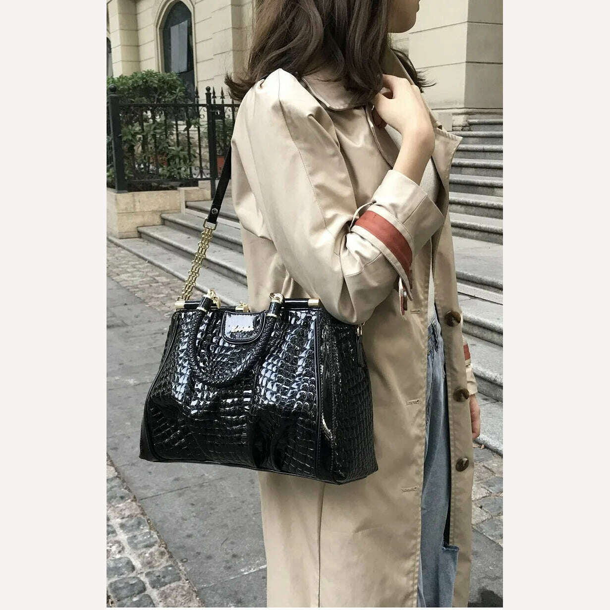 KIMLUD, Few in stock,hurry to buy!ZOOLER Original Full 100% Real Leather Handbags Soft Skin Genuine Leather Bag Costly Women Bags #QS220, KIMLUD Womens Clothes