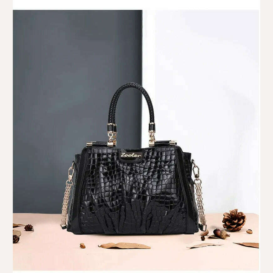 KIMLUD, Few in stock,hurry to buy!ZOOLER Original Full 100% Real Leather Handbags Soft Skin Genuine Leather Bag Costly Women Bags #QS220, KIMLUD Womens Clothes