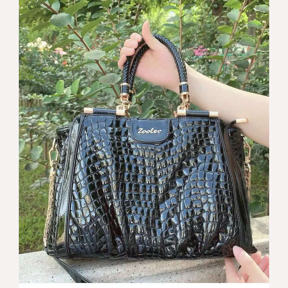 KIMLUD, Few in stock,hurry to buy!ZOOLER Original Full 100% Real Leather Handbags Soft Skin Genuine Leather Bag Costly Women Bags #QS220, KIMLUD Womens Clothes