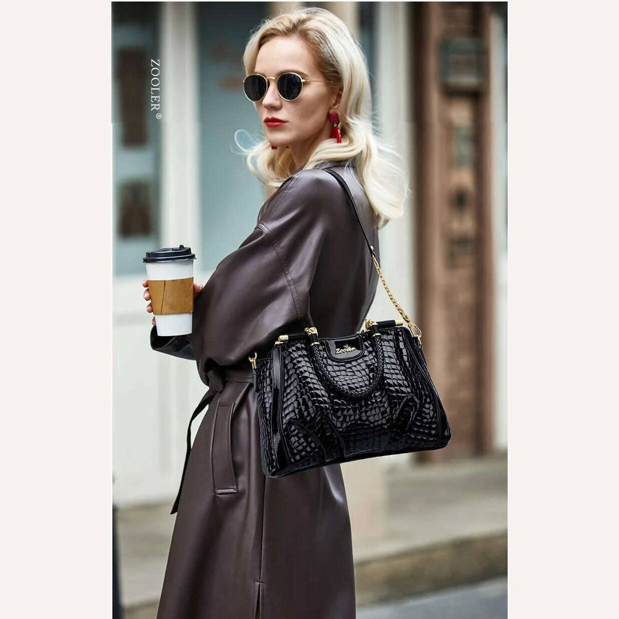 KIMLUD, Few in stock,hurry to buy!ZOOLER Original Full 100% Real Leather Handbags Soft Skin Genuine Leather Bag Costly Women Bags #QS220, KIMLUD Womens Clothes
