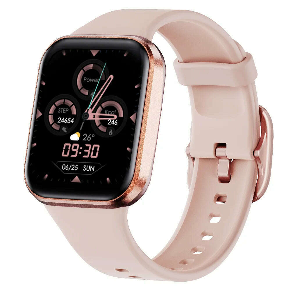 KIMLUD, Fitness Tracker Heart Rate Monitor Blood Pressure Smart Watch Pedometer Waterproof for Women Men Smartwatch for Android Ios, KIMLUD Womens Clothes