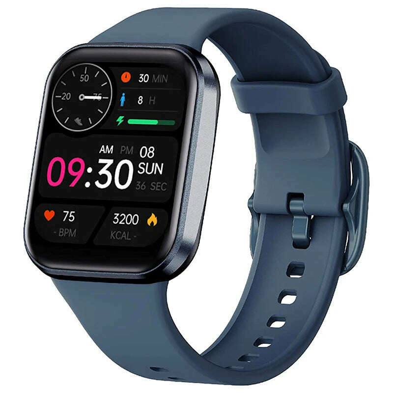 KIMLUD, Fitness Tracker Heart Rate Monitor Blood Pressure Smart Watch Pedometer Waterproof for Women Men Smartwatch for Android Ios, Blue, KIMLUD APPAREL - Womens Clothes