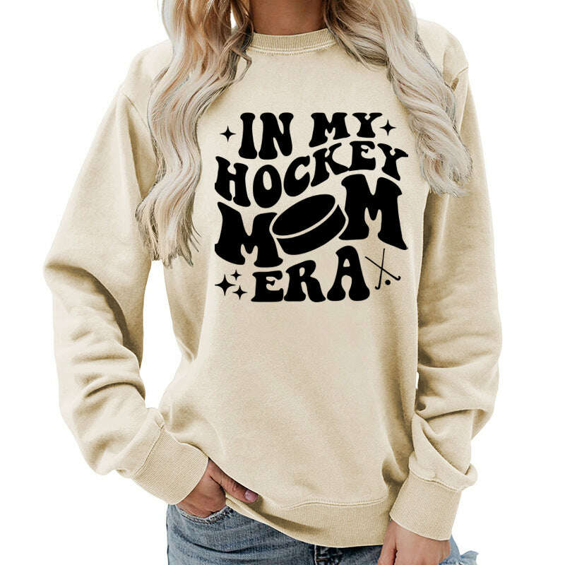 Fleece Sweatshirt Graphic Print Cozy Loungewear Pink KIMLUD
