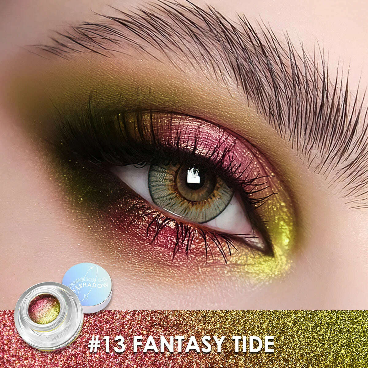 FOCALLURE Chameleon Liquid Eyeshadow 24 Colors Long Lasting Waterproof Pearlescent Glitter Shimmer Eye Shadow Makeup Cosmetics - KIMLUD
