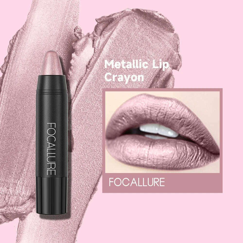 FOCALLURE Matte Lipstick Pen Sexy Beauty Waterproof Long Lasting Easy To Wear Lip Balm Lip Pencil Stick Makeup Women Cosmetics - KIMLUD