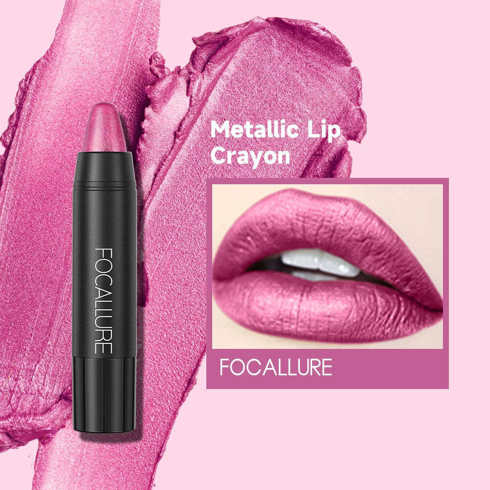 FOCALLURE Matte Lipstick Pen Sexy Beauty Waterproof Long Lasting Easy To Wear Lip Balm Lip Pencil Stick Makeup Women Cosmetics - KIMLUD