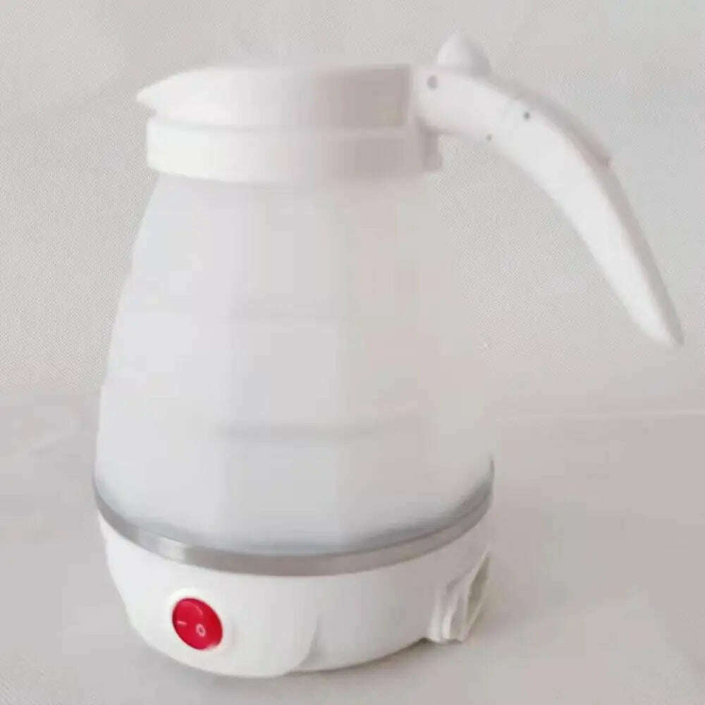 KIMLUD, Foldable And Portable Teapot Water Heater 0.6L 600W Electric Kettle For Travel And Home Tea Pot Water Kettle Silica Gel, Yellow / AU, KIMLUD APPAREL - Womens Clothes