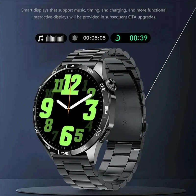 KIMLUD, For HUAWEI WATCH GT4 Pro Max Smart Watch Men Heart Rate NFC 466*466 AMOLED HD Screen Always Display Bluetooth Call SmartWatch, KIMLUD Womens Clothes