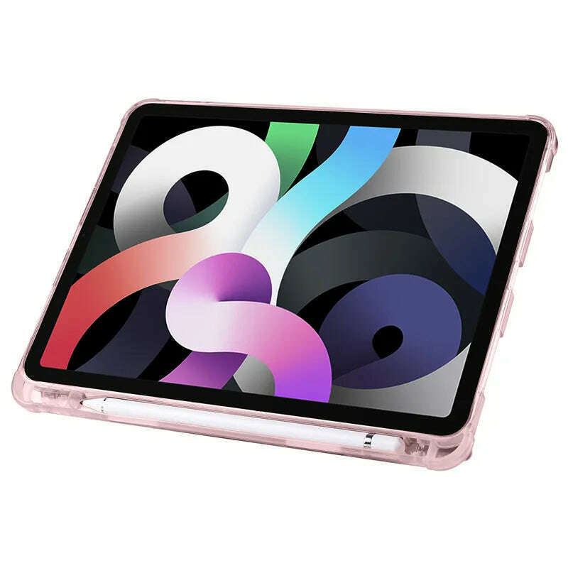 KIMLUD, For iPad Case 10th Generation PU Leather TPU Back Fold Stand Cover For iPad 10 10th Generation 10.9 inch Case with Pen Holder, KIMLUD Womens Clothes