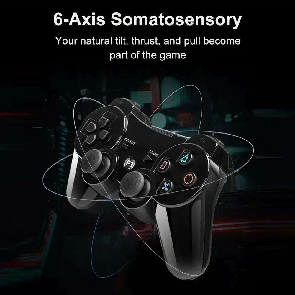 KIMLUD, For SONY PS3 Controller Support Bluetooth Wireless Gamepad for Play Station 3 Joystick Console for PS3 Controle For PC, KIMLUD Womens Clothes
