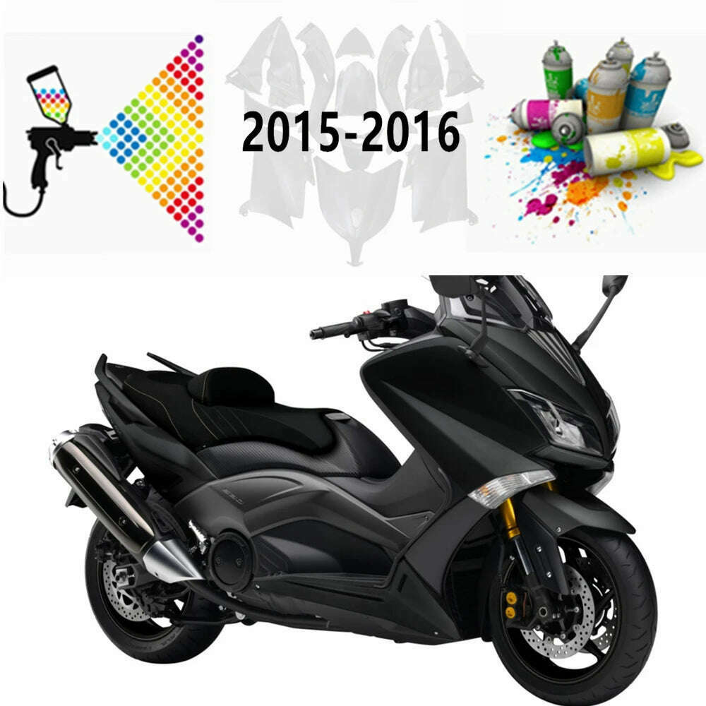 For TMAX530 TMAX 530 2015 2016 Bodywork Cowling Plastic Parts Motorcycle Full Fairing Kit Bright cement gray full color - KIMLUD