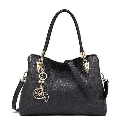 KIMLUD, FOXER Occident Style Gold Tote Women's Split Leather Large Capacity Handbag Fashion Ladies Commute Luxury Shoulder Crossbody Bag, 962061F1A / China, KIMLUD APPAREL - Womens Clothes