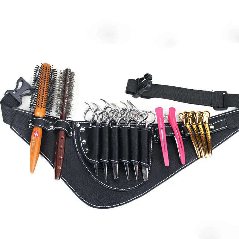 KIMLUD, Free Shipping Salon Barber Scissors Bag Scissor Clips Shears Shear Bags Tool Hairdressing Holster Pouch Holder Case Belt, KIMLUD Womens Clothes