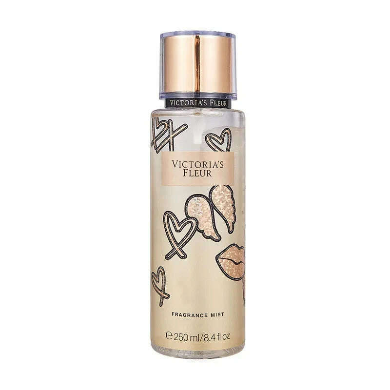 KIMLUD, Fresh Body Spray Flower Fruit Lasting Natural Plant Love Spell Scent Velvet Petal Fragrance Crushed Flash gold Deodorant 250ml, FA16, KIMLUD APPAREL - Womens Clothes