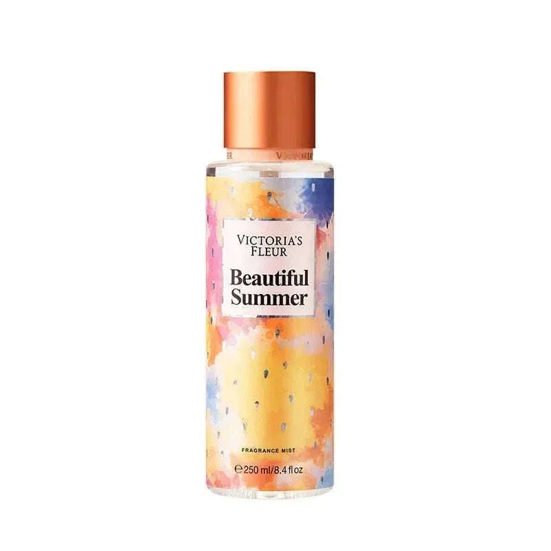 KIMLUD, Fresh Body Spray Flower Fruit Lasting Natural Plant Love Spell Scent Velvet Petal Fragrance Crushed Flash gold Deodorant 250ml, KIMLUD Womens Clothes