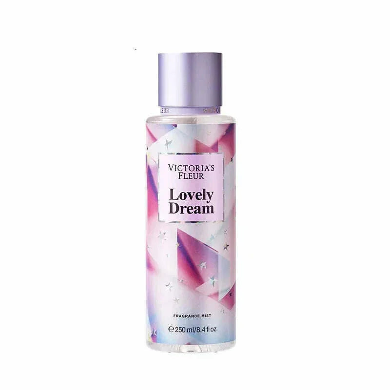 KIMLUD, Fresh Body Spray Flower Fruit Lasting Natural Plant Love Spell Scent Velvet Petal Fragrance Crushed Flash gold Deodorant 250ml, KIMLUD Womens Clothes