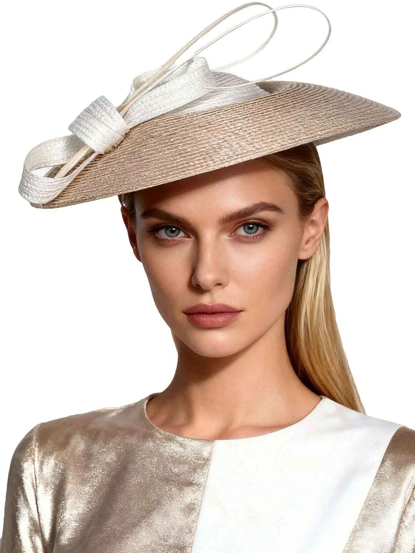 FS Fascinators Black White Weddings Pillbox Hat For Women Church Hat Sraw Fedora Black Wide Ladies Dress Kentucky Derby Hats