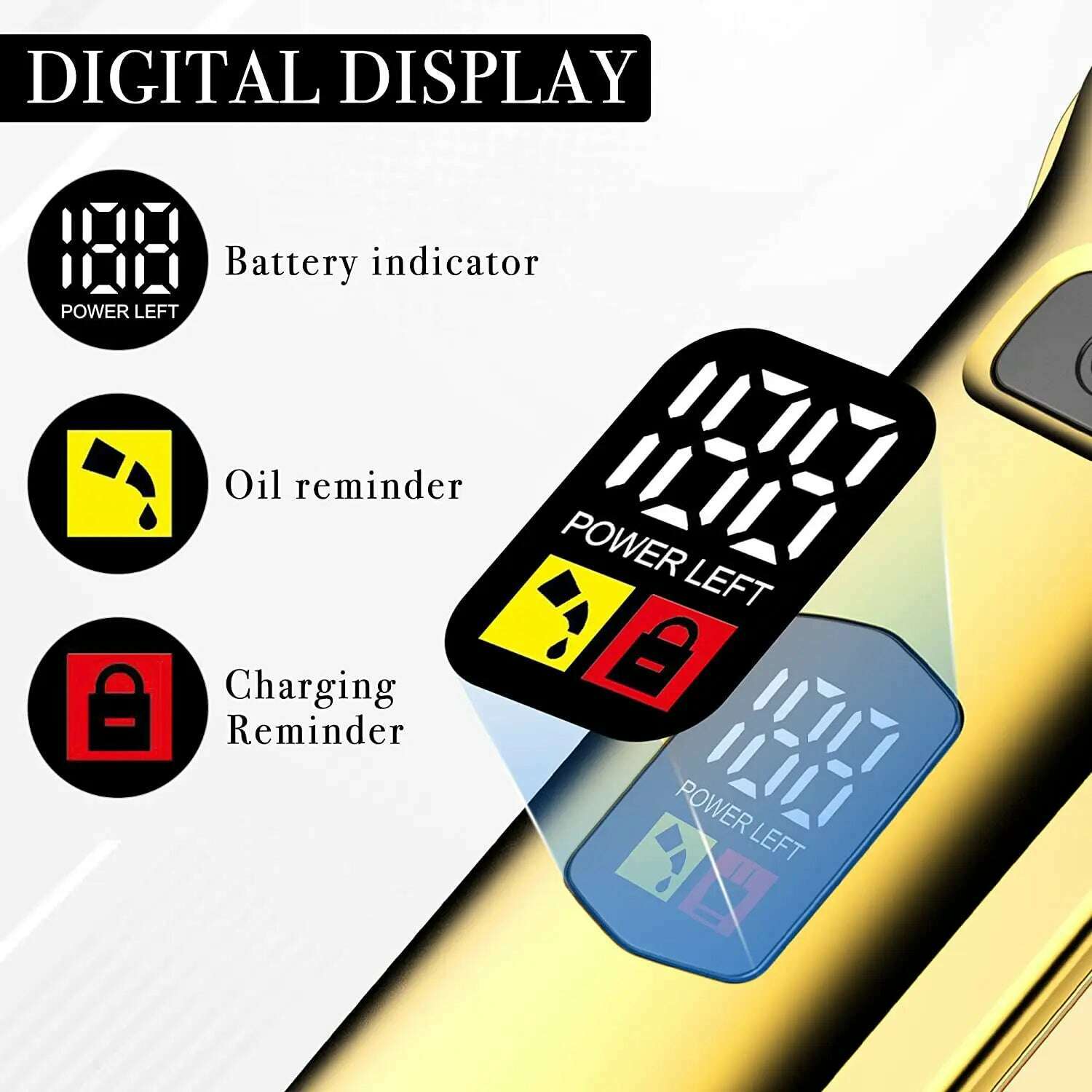 KIMLUD, Full Metal Professional Hair Clipper Combo Kit Barber Cordless Hair Trimmer For Men Powerful Electric Hair Cut Machine Tool, KIMLUD Womens Clothes