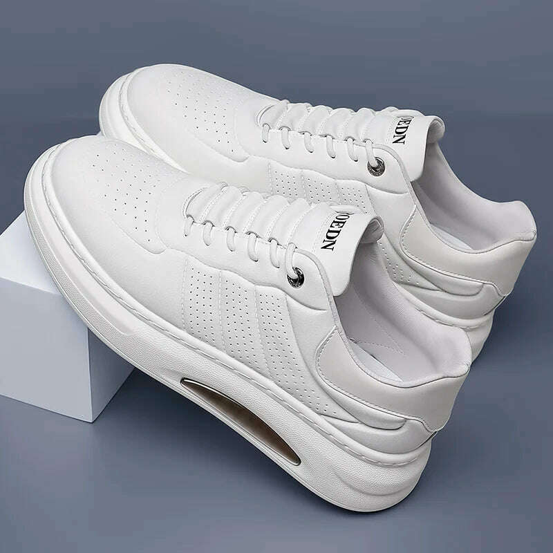 KIMLUD, genuine Leather men Casual Shoes lace up Sneakers Outdoor Walking Shoes Man Comfortable Breathable Male Light Footwear Shoes men, KIMLUD Womens Clothes
