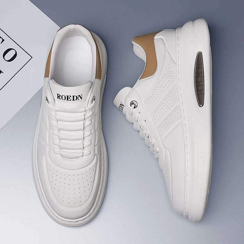 KIMLUD, genuine Leather men Casual Shoes lace up Sneakers Outdoor Walking Shoes Man Comfortable Breathable Male Light Footwear Shoes men, KIMLUD Womens Clothes