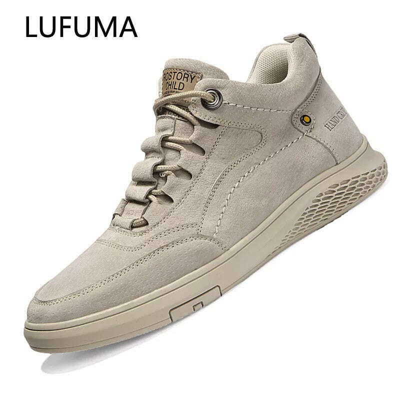 KIMLUD, Genuine Leather Men Shoes fashion Loafers Breathable Autumn lace up comfortable Casual Shoes Men Outdoor Sneakers shoes Zapatos, KIMLUD Womens Clothes