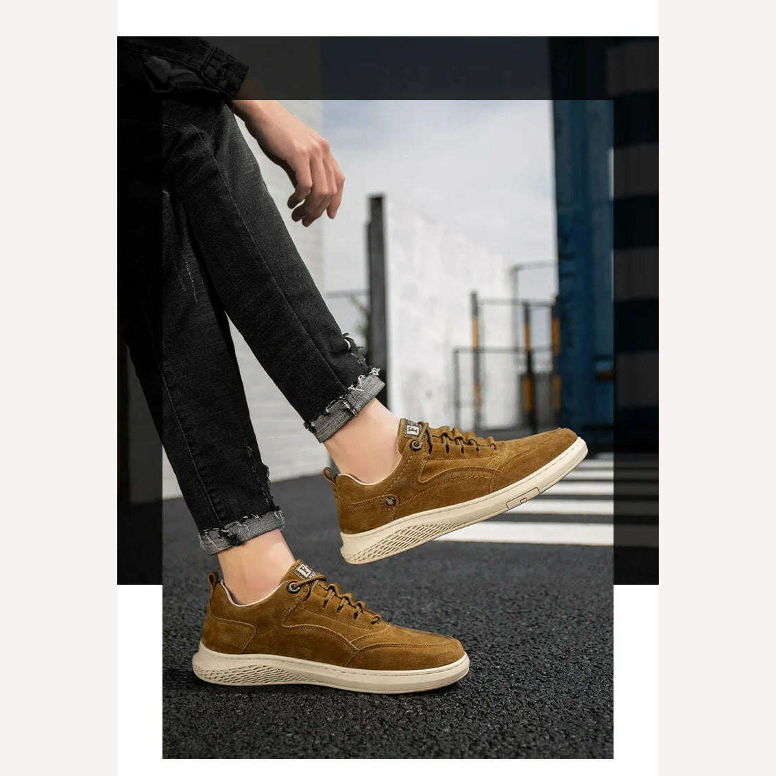 KIMLUD, Genuine Leather Men Shoes fashion Loafers Breathable Autumn lace up comfortable Casual Shoes Men Outdoor Sneakers shoes Zapatos, KIMLUD Womens Clothes