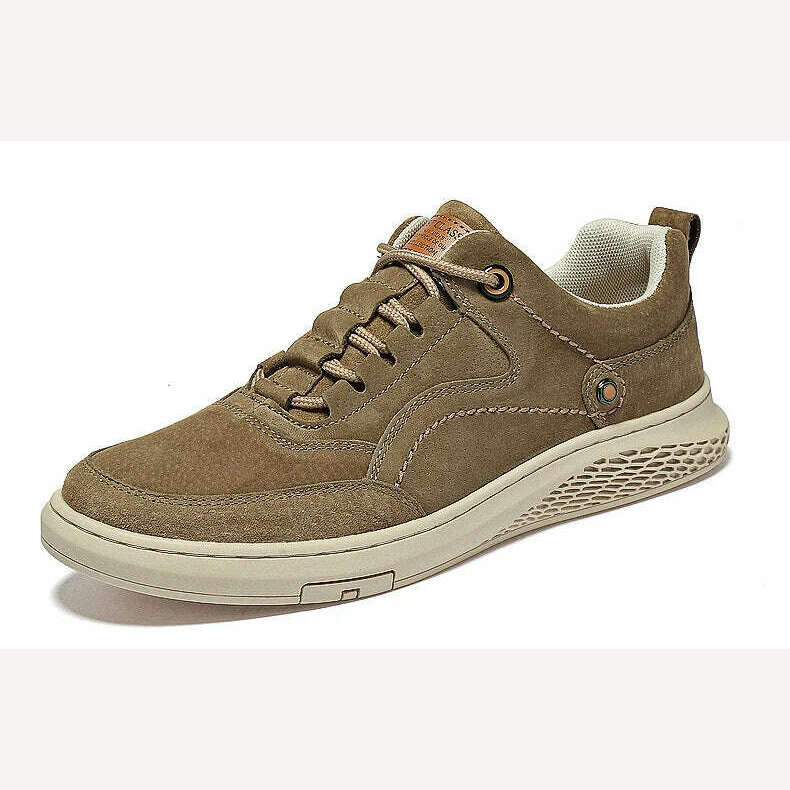 KIMLUD, Genuine Leather Men Shoes fashion Loafers Breathable Autumn lace up comfortable Casual Shoes Men Outdoor Sneakers shoes Zapatos, KIMLUD Womens Clothes