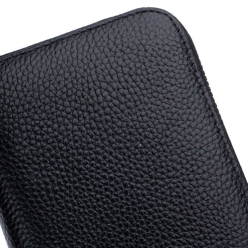 KIMLUD, Genuine Leather Women Solid Long Wallets Ladies Tassel Design Clutch Female Phone Money Bag Coin Zipper Purse Rfid Card Holder, KIMLUD Womens Clothes