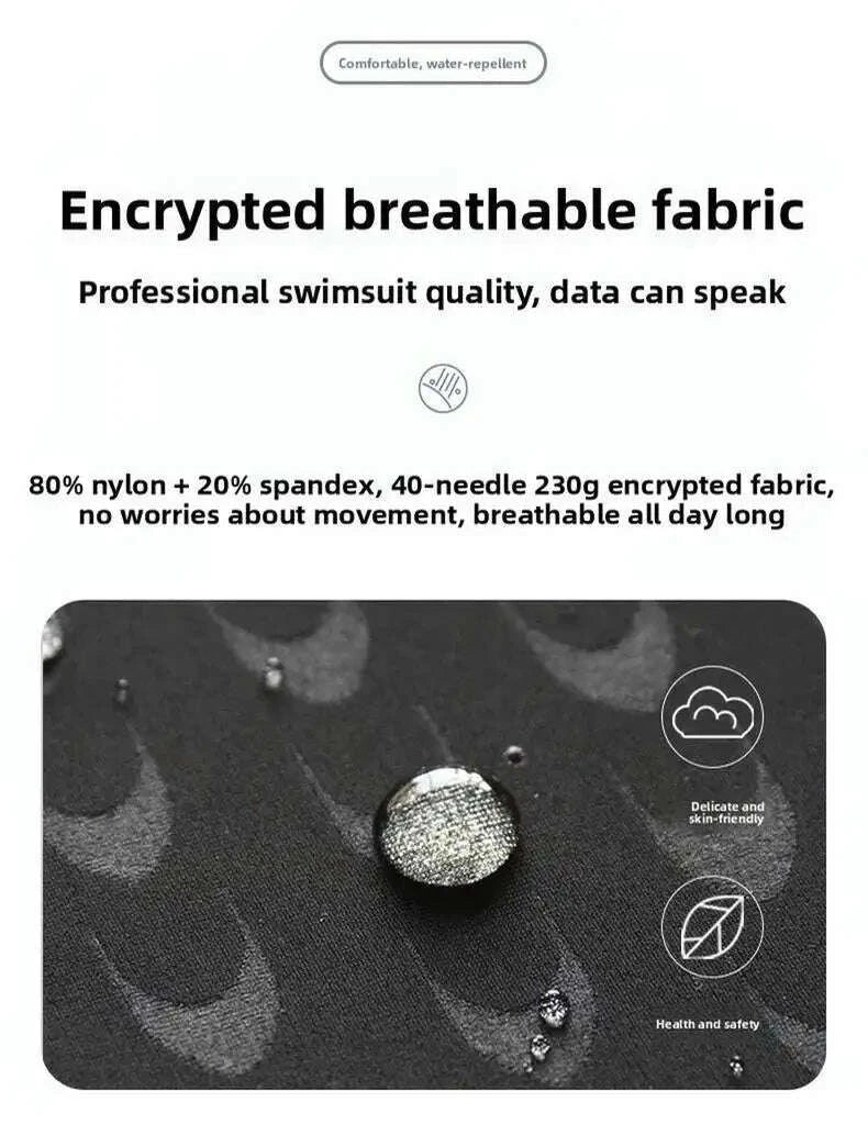Girls' Competition Swimsuit High Performance Sharkskin Triangle Racing Swimsuit Quick Dry Training Swimwear