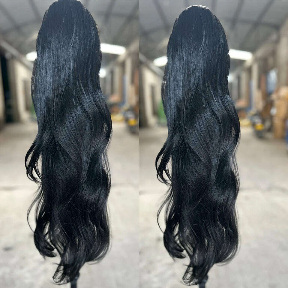KIMLUD, Gladys Weave Ponytail Extensions Synthetic Long 28 Inches Curls Ponytail For Women  Horse False Weave Pony Tail Overh Free Ship, 658-1B / 28inches, KIMLUD APPAREL - Womens Clothes