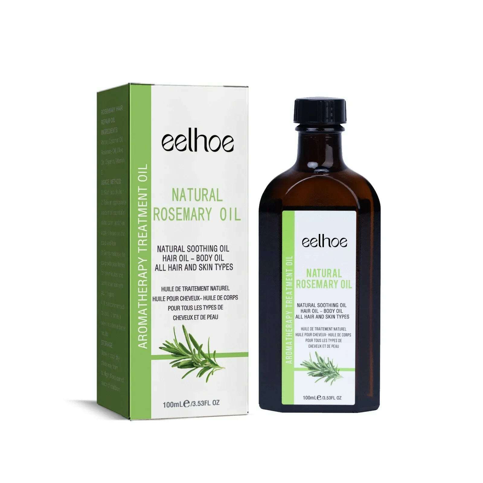 KIMLUD, Hair Growth Essential Oil Rosemary Prevent Hair Loss Scalp Strengthening Repair Frizzy Damaged Nourish Reduce Splits Anti Break, KIMLUD Womens Clothes